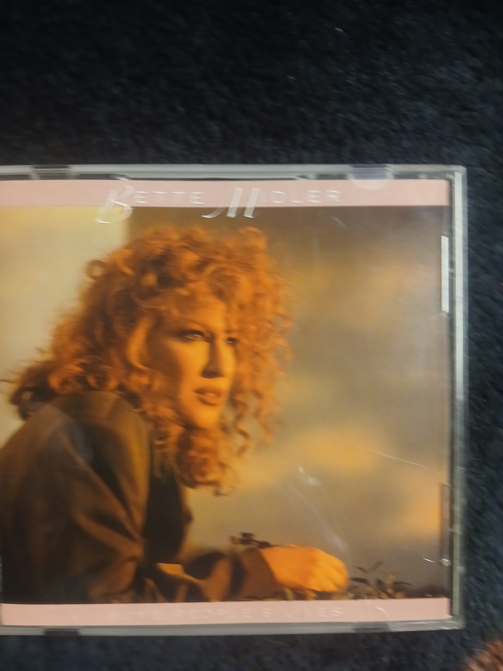 Bette Midler CD — Pink & Gold Portrait Cover
